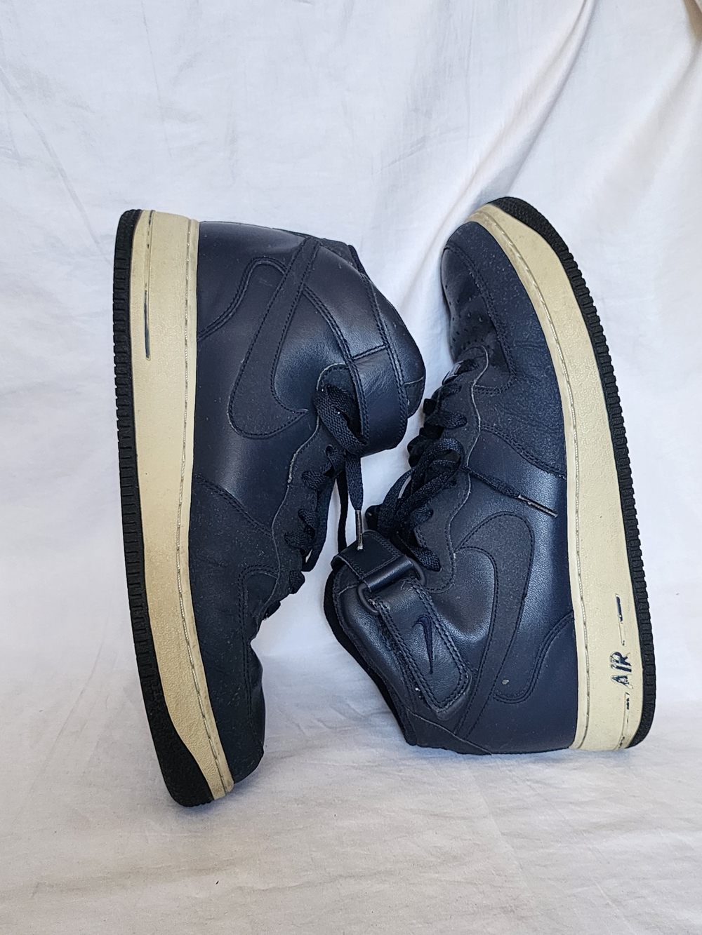 Nike Air Force 1 High '82 Mens Blue Taupe Gum Athletic Shoes Sneakers (SZ 10 US)